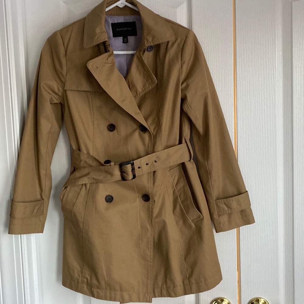 Banana Republic short trench jacket